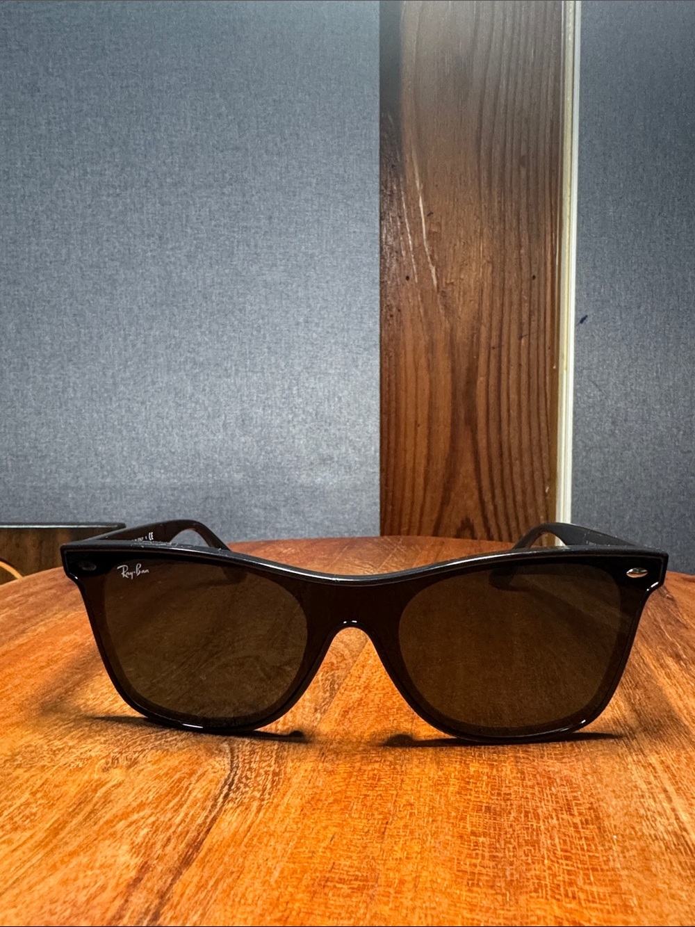 Ray-Ban Black Frame Sunglasses with Dark Lenses
